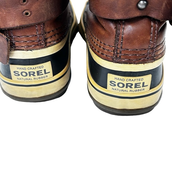 Sorel Sz 6 Helen Of Tundra II Waterproof Leather Sherpa Fleece Lined Boots - Picture 5 of 11